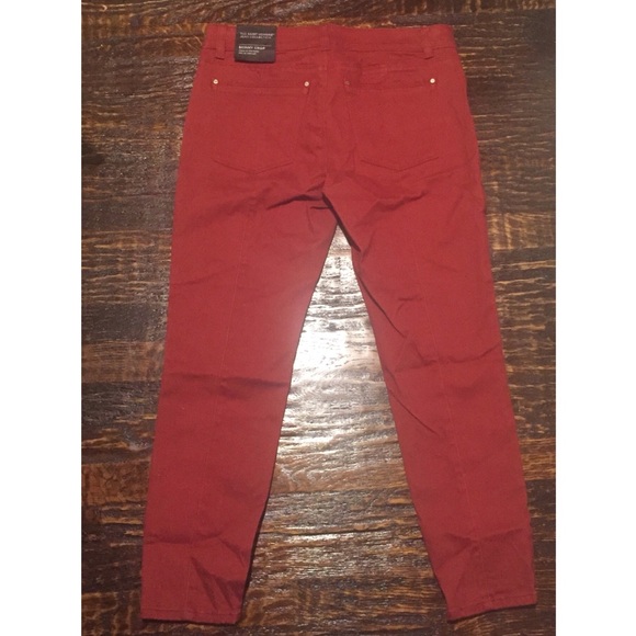 White House BlackMarket Cropped Twill Skinny Jeans Size 12 - Picture 2 of 4